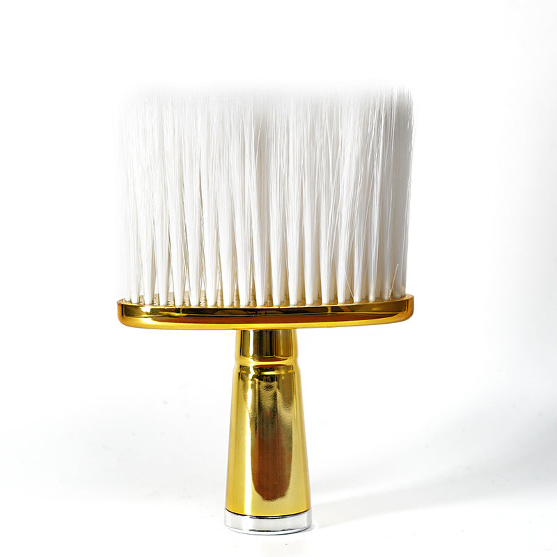 Brosse pour le nettoyage des accessoires de maquillage à fond plat en salon