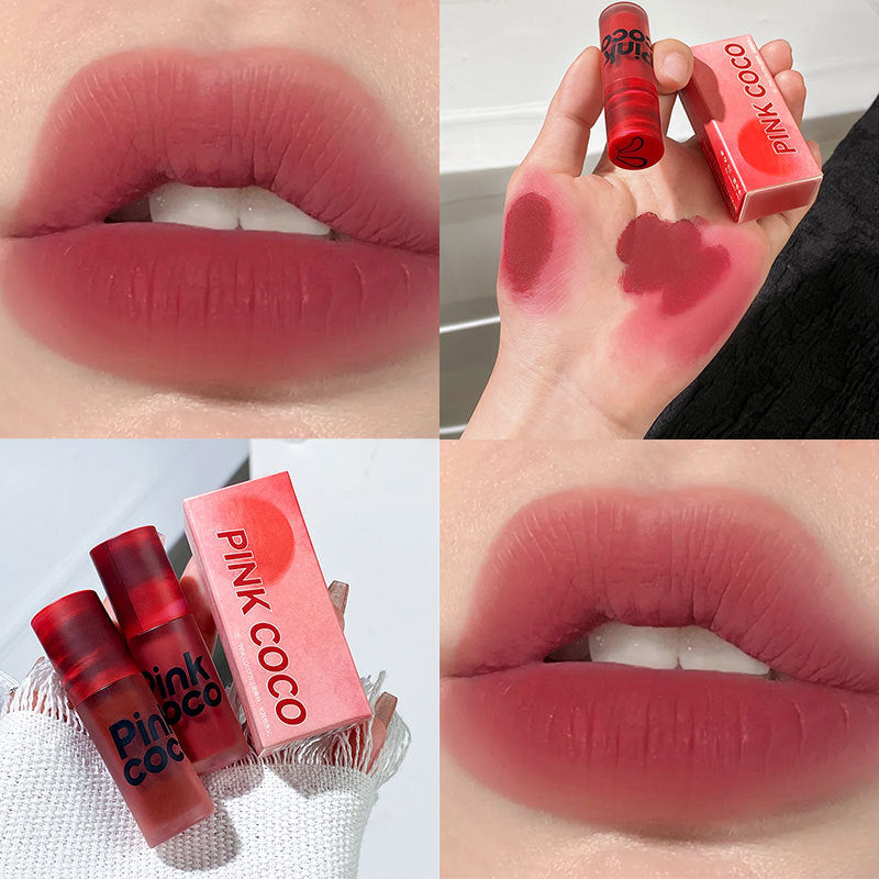 Sunset Soft Yarn Lacquer Red Brown Lip Glosses