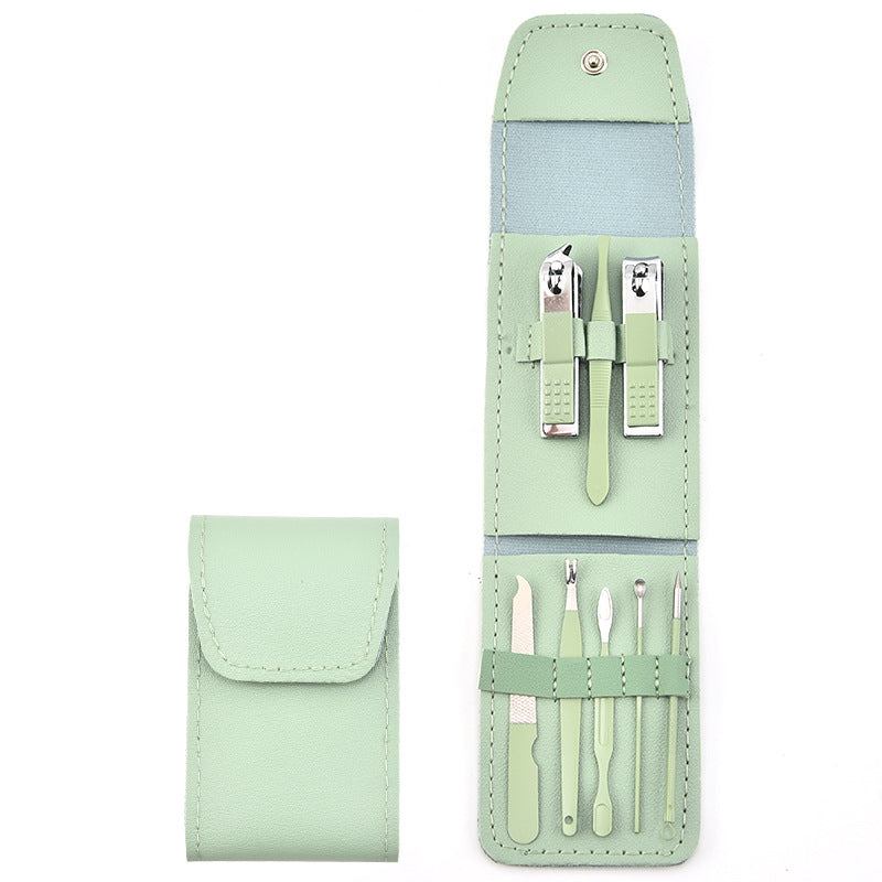 Trousse de manucure pliable pour ciseaux, coupe-ongles, ensemble d'outils pour ongles