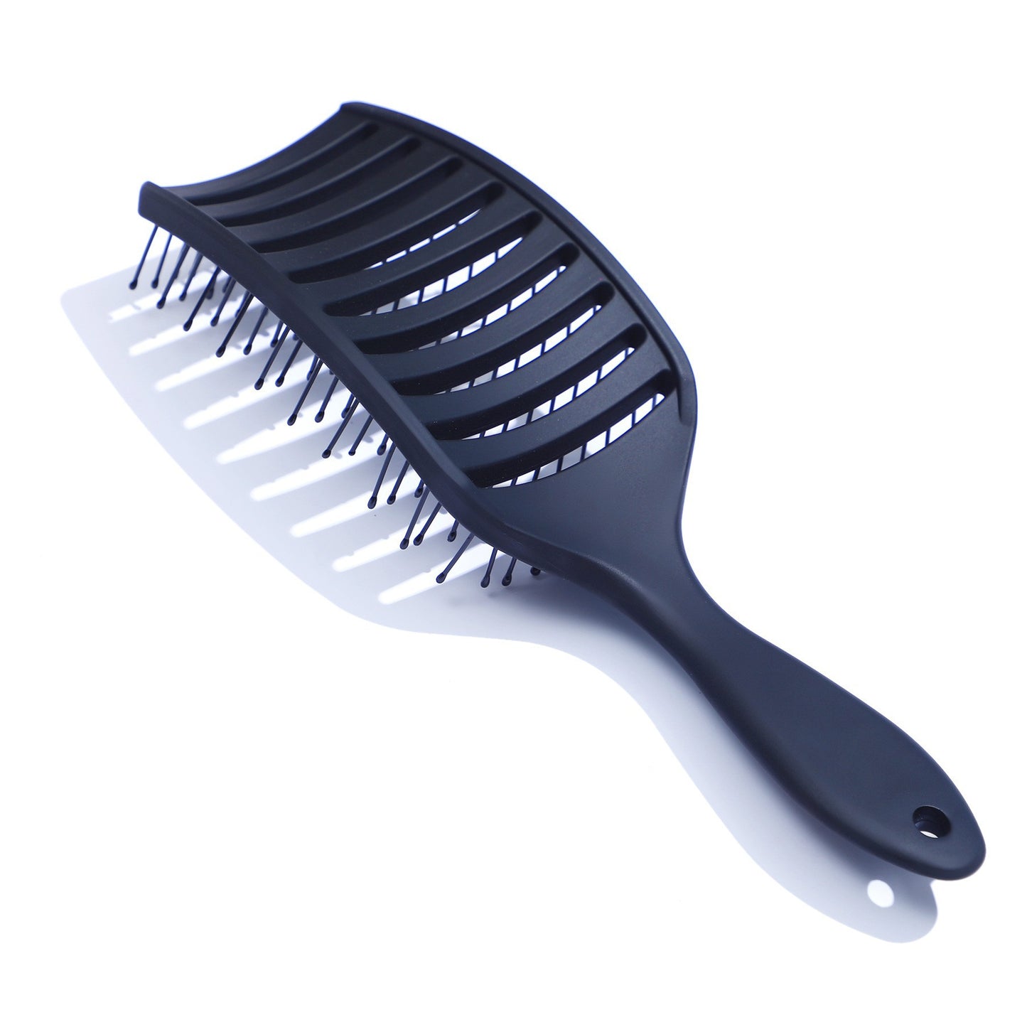 Brosses et peignes pour cheveux bouclés, creux et courbés, pour coiffure moelleuse