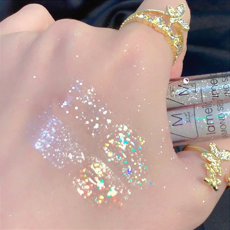 Super Flash Sequins Polarized Shiny Crystal Pen Brightening Monochrome Eyeshadow