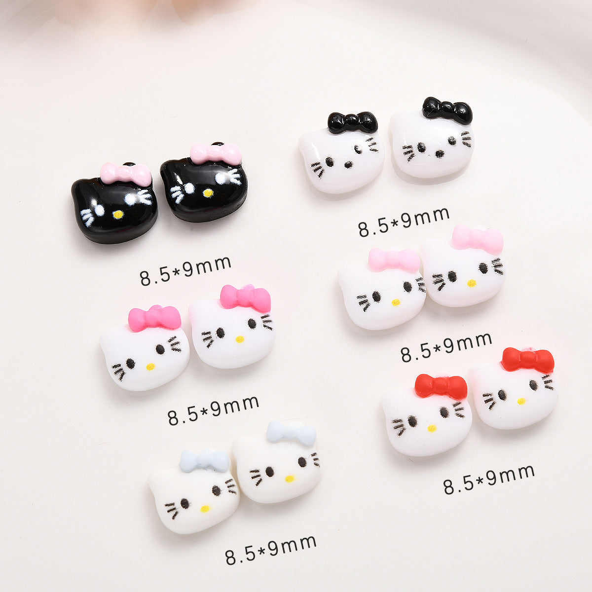 Hello Kitty 3d Cute Kitten Sweet Nail Care Nail Art