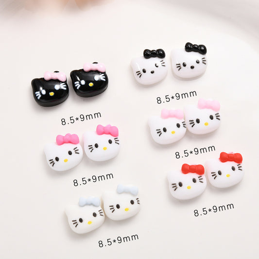 Hello Kitty 3D Chaton mignon Soin des ongles doux Nail Art