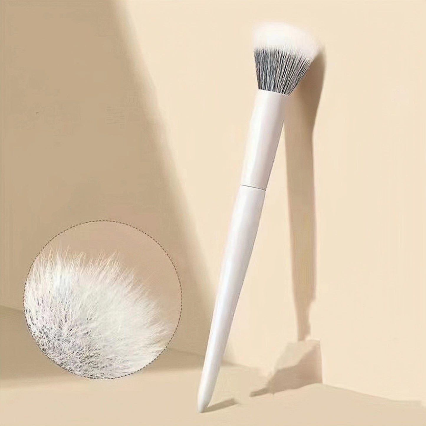 Front Clear Flat Head Single Large Makeup Brushes Accessories