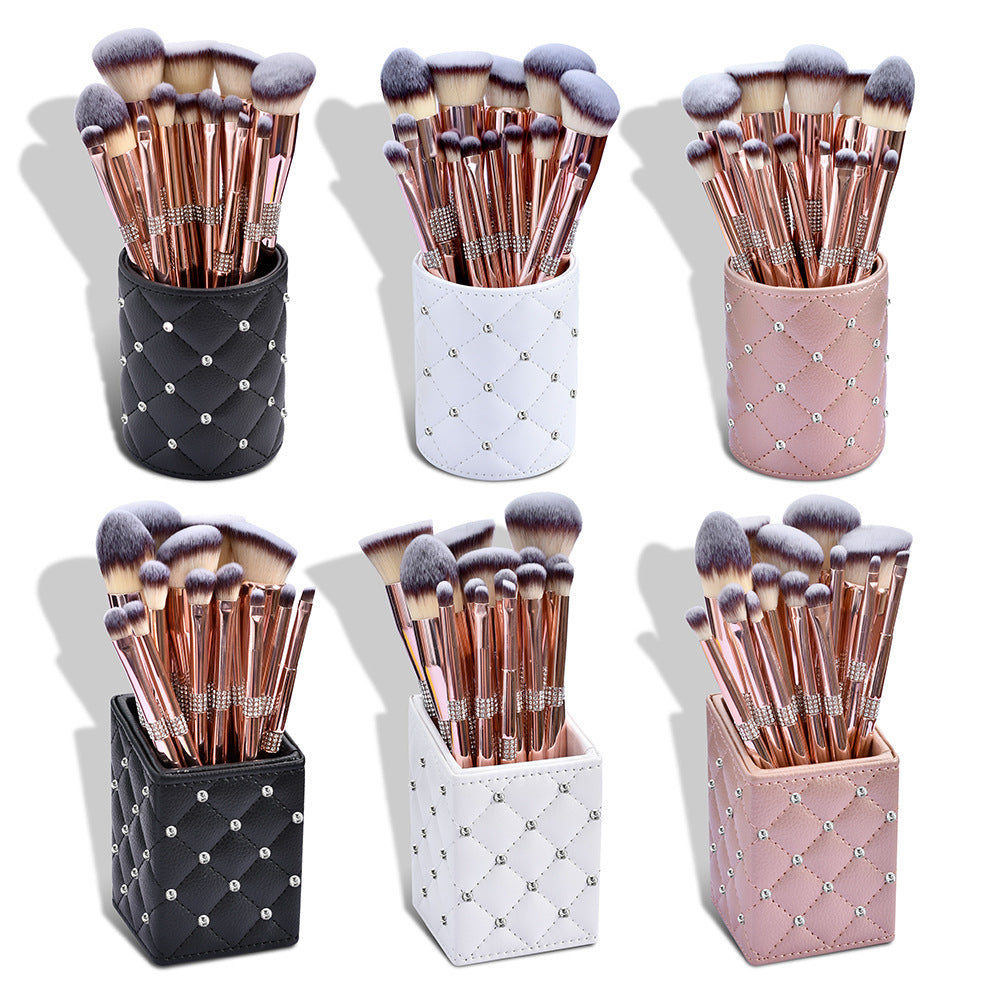 Patent Electroplated Rose Gold Brush Suit Makeup Brushes Accessories