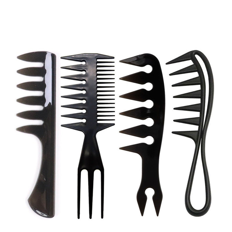 Brosses et peignes à cheveux à dents larges pour hommes, style rétro pour cheveux gras