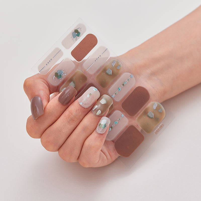 Source Technology Laser Gilding Full Priority Nail Stickers