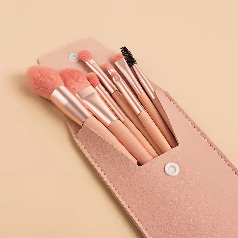 Suit Morandi Portable Models Macaron Shadow Makeup Brushes Accessories