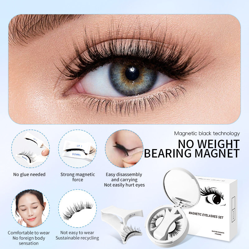 Magnetic Suction Eyelashes Integrated Storage Box Little False Lashes