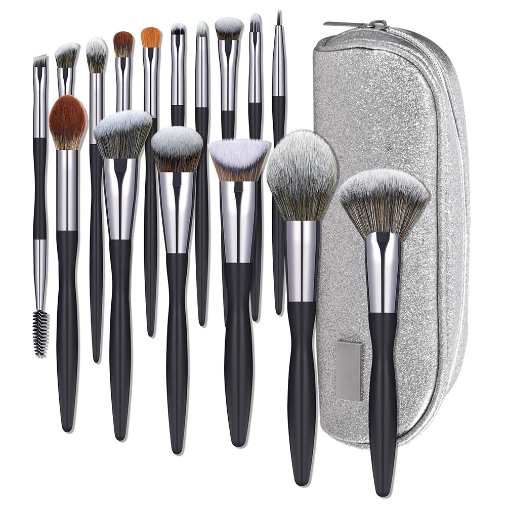 Sexy Small Waist Black Brush Suit Makeup Brushes Accessories