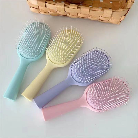 Brosses et peignes de massage colorés de style coréen pour cheveux moelleux et attrayants