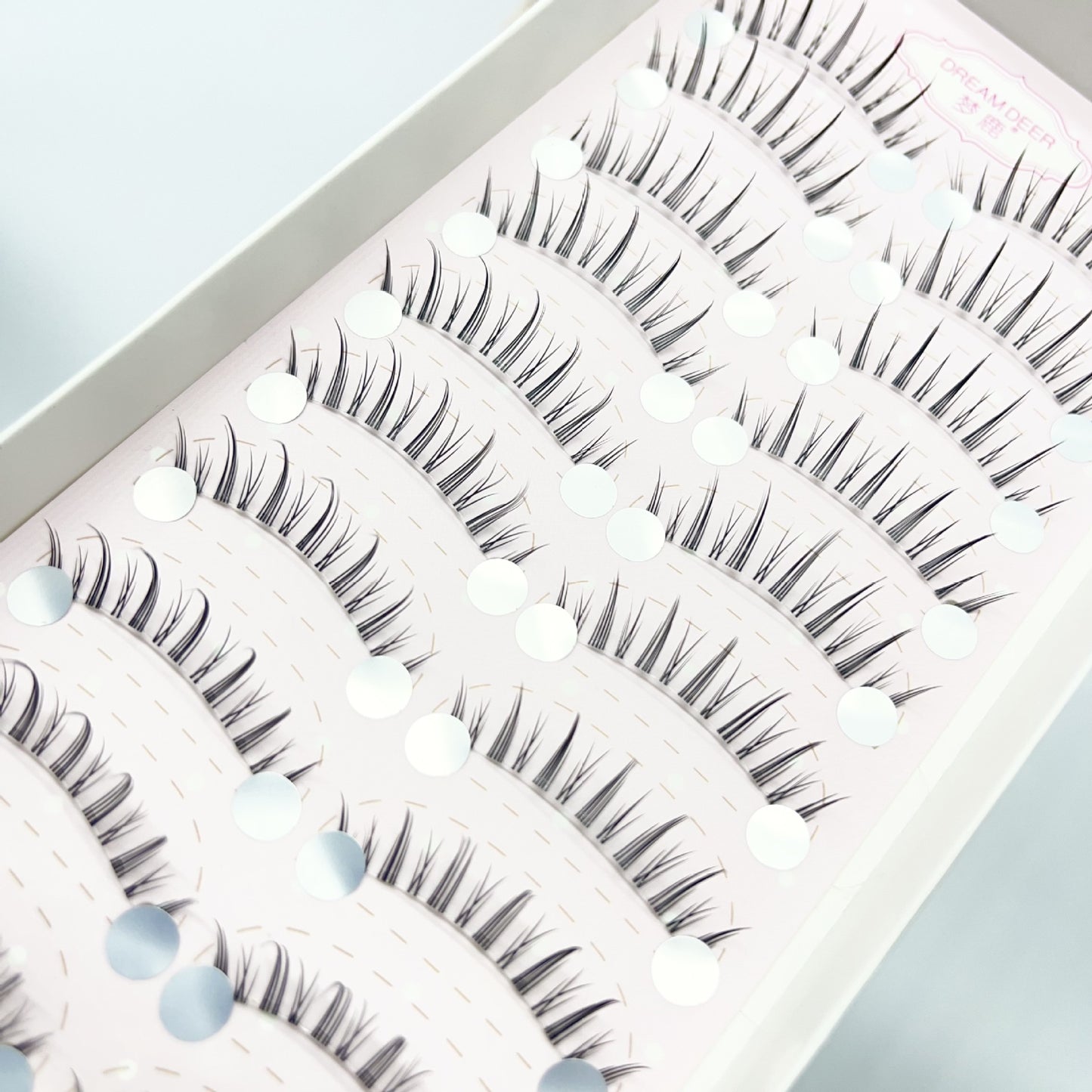 Sharpened Eyelashes Sheer Root Natural Comic Nude False Lashes