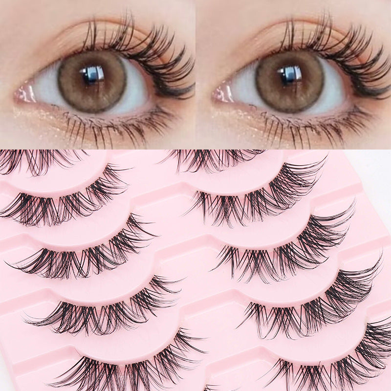 Single Fish Line Stem Segmented Fox False Lashes