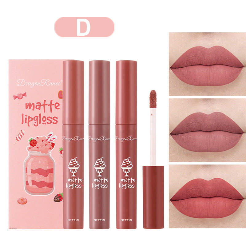 Coffrets de crème glacée Veet Matte Gloss Gloss pour femmes