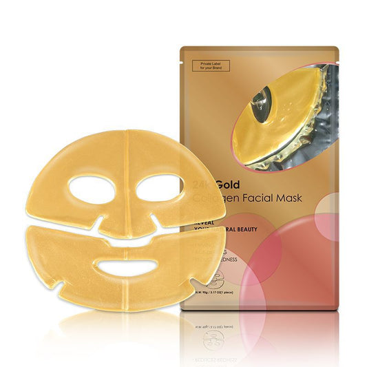 Traitement des masques Crystal Gold Facial Collagène Soins du visage