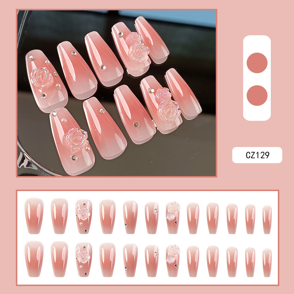 Pièce de beauté longue et faite à la main en forme de papillon pour nail art