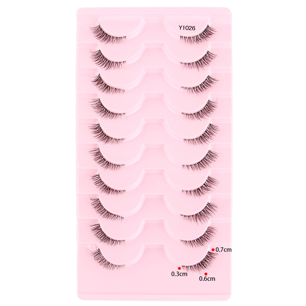 Women's Eyelashes Sheer Root Pairs Team Anchor False Lashes