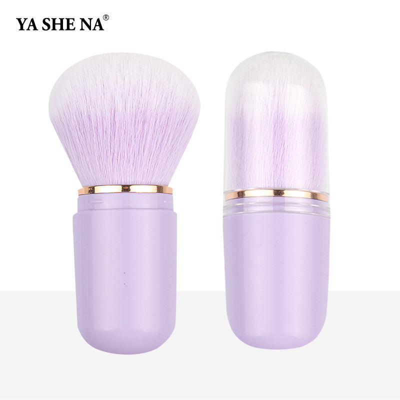 Yasna Retractable Cosmetic Brush Portable Capsule Makeup Brushes Accessories