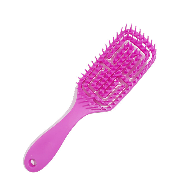 Brosses et peignes pour cheveux bouclés avec ventilation creuse pour massage du cuir chevelu