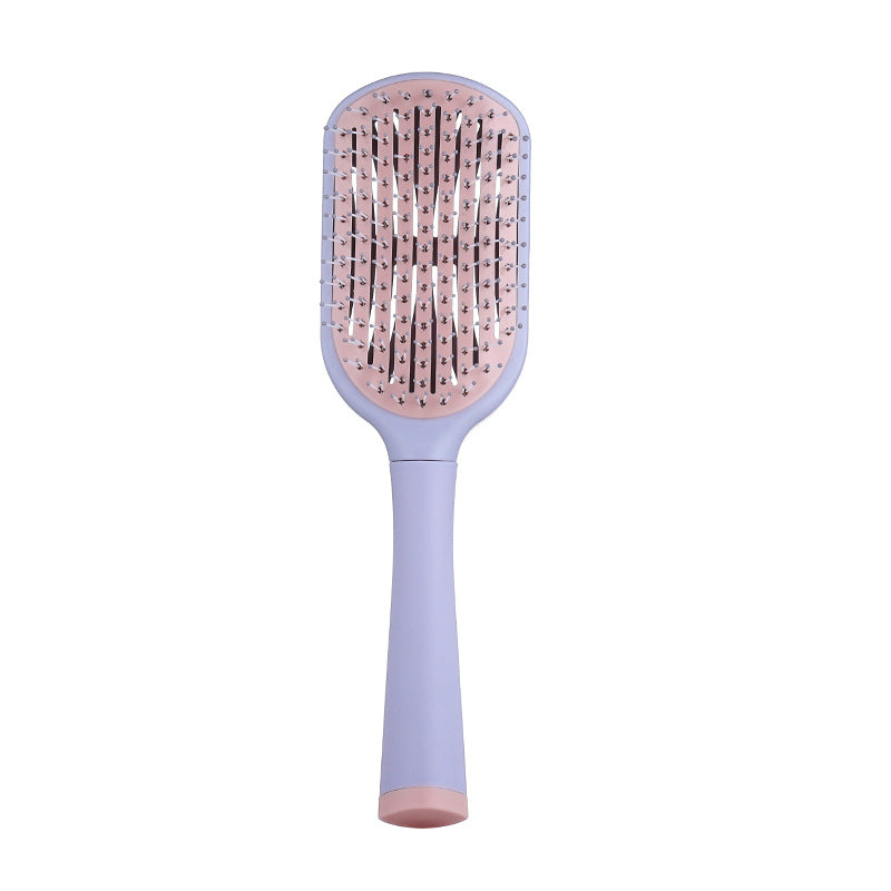 Brosses et peignes de massage du cuir chevelu creux et lisses pour femmes uniquement pour cheveux bouclés