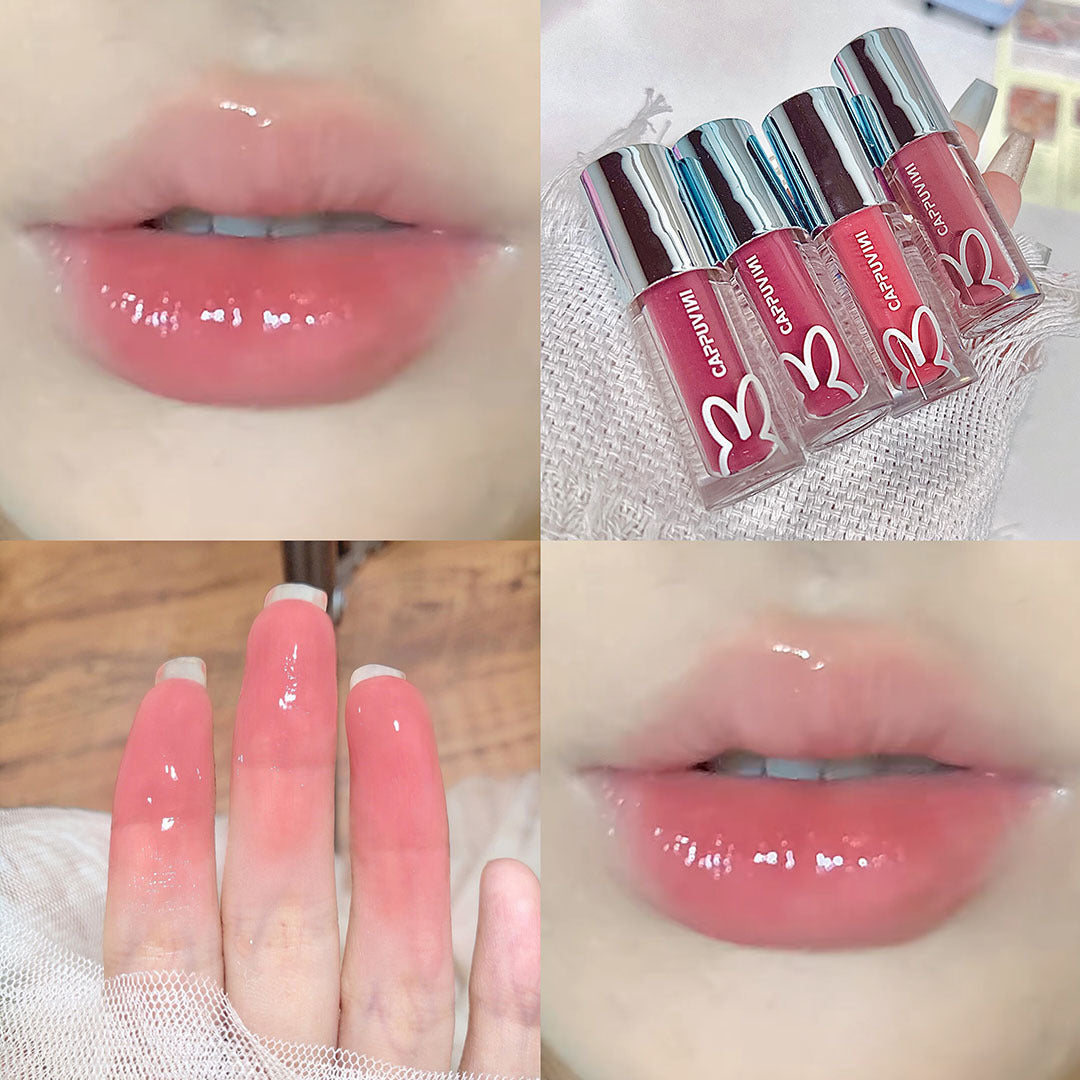 Glass Mirror Gloss Low Saturation Plain Lip Glosses