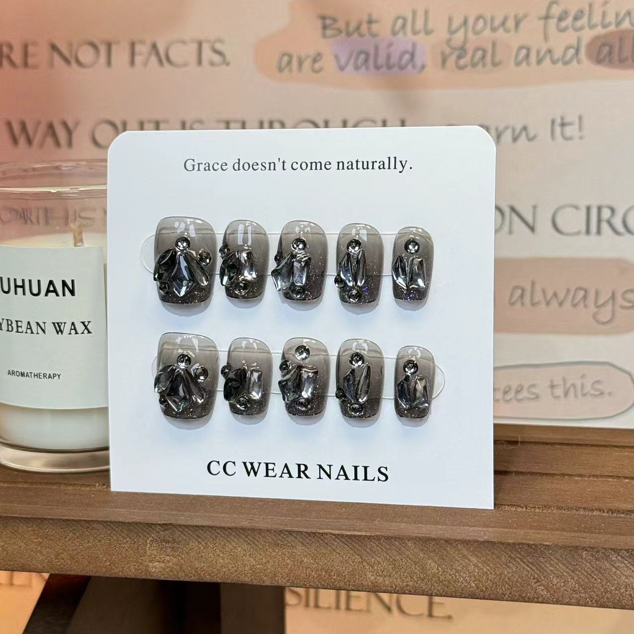 Pure Handmade Therapy Wear Desire Shaped Nail Stickers