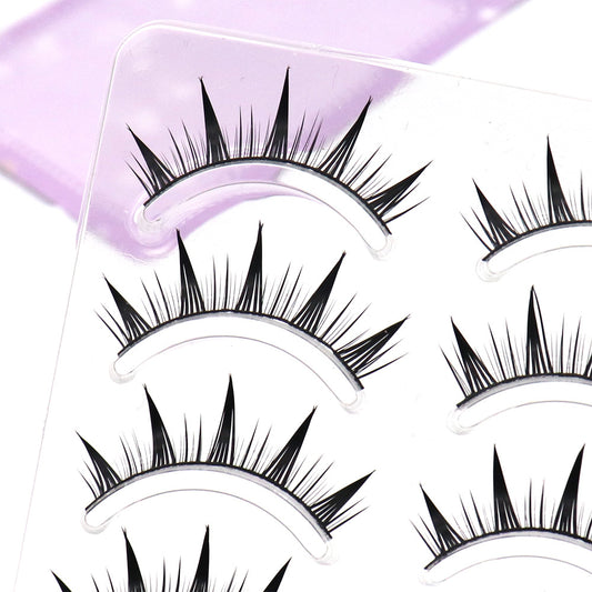 Curling Thick Light Barbie Black Hard False Lashes