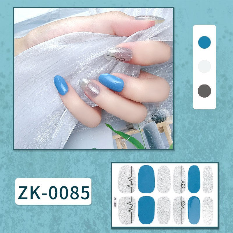 Finger Full Oil Film Manicure Implement Nail Stickers