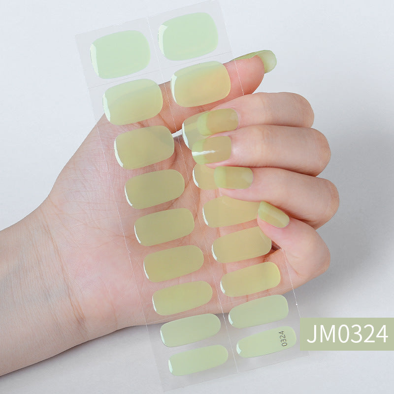 Ice Gel Waterproof Durable Uv Beauty Nail Stickers