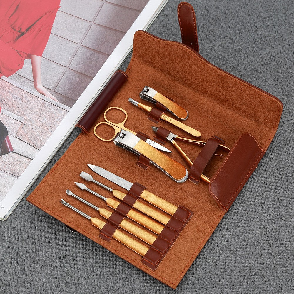 Ensemble d'outils pour ongles à bouche plate pour coupe-ongles en une seule pièce