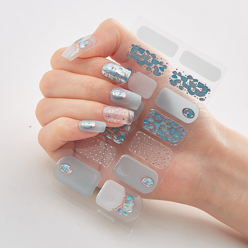 Source Technology Laser Gilding Full Priority Nail Stickers