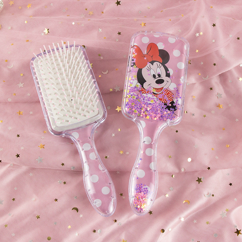 Brosses et peignes à cheveux en plastique avec coussin d'air et dessin animé Tangle