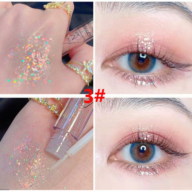 Fard à paupières Super Shadow à paillettes cristallines brillantes et fines