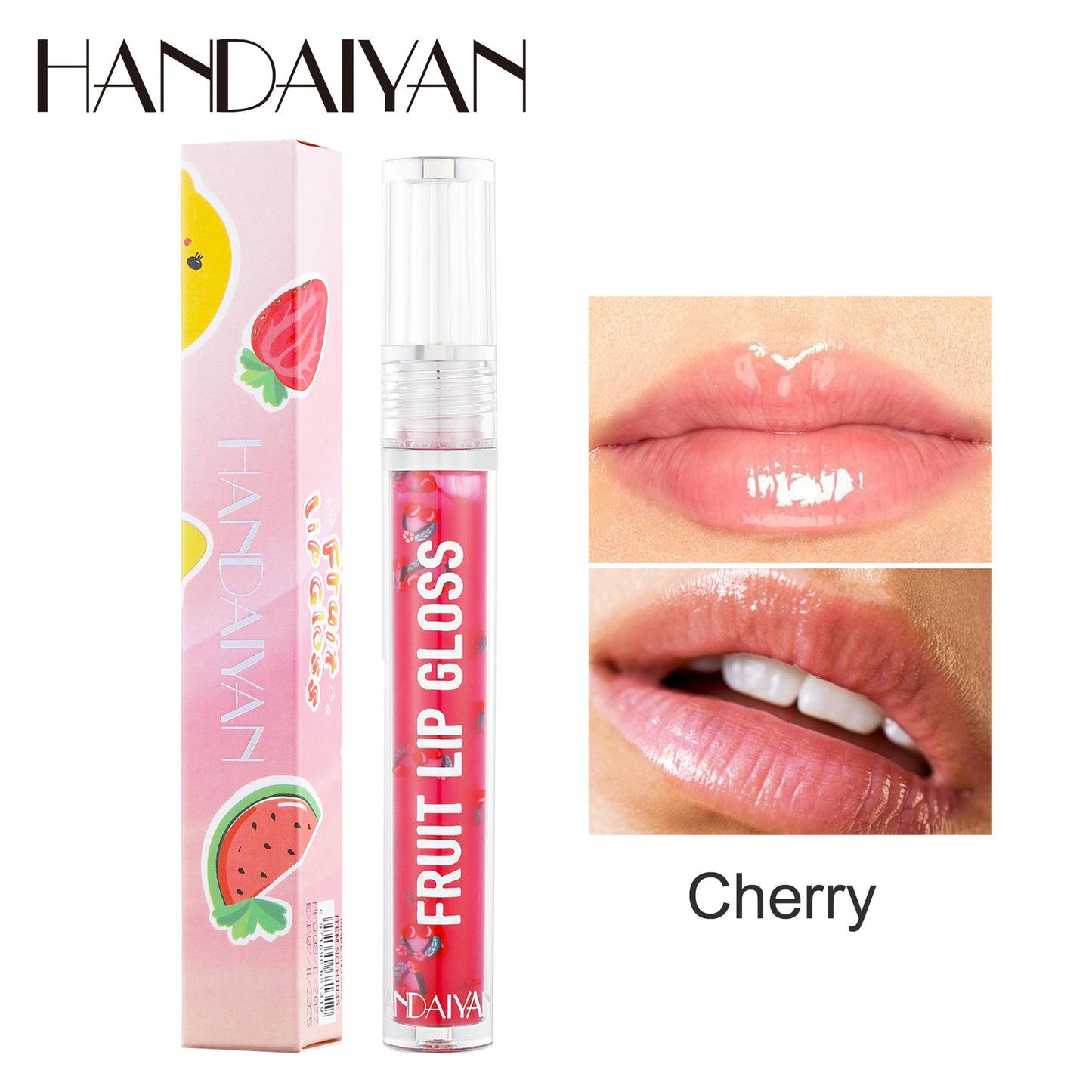 Gloss liquide aux fruits Gloss hydratant pour les lèvres