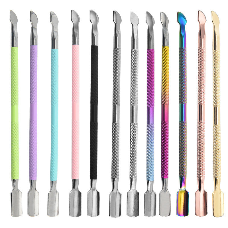 Push Peeling Stainless Double-headed Unloading Gel Nail Tool Set