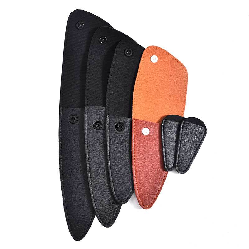 Leather Sheath Portable Eyebrow Protective Cover Cutting Makeup Accessories