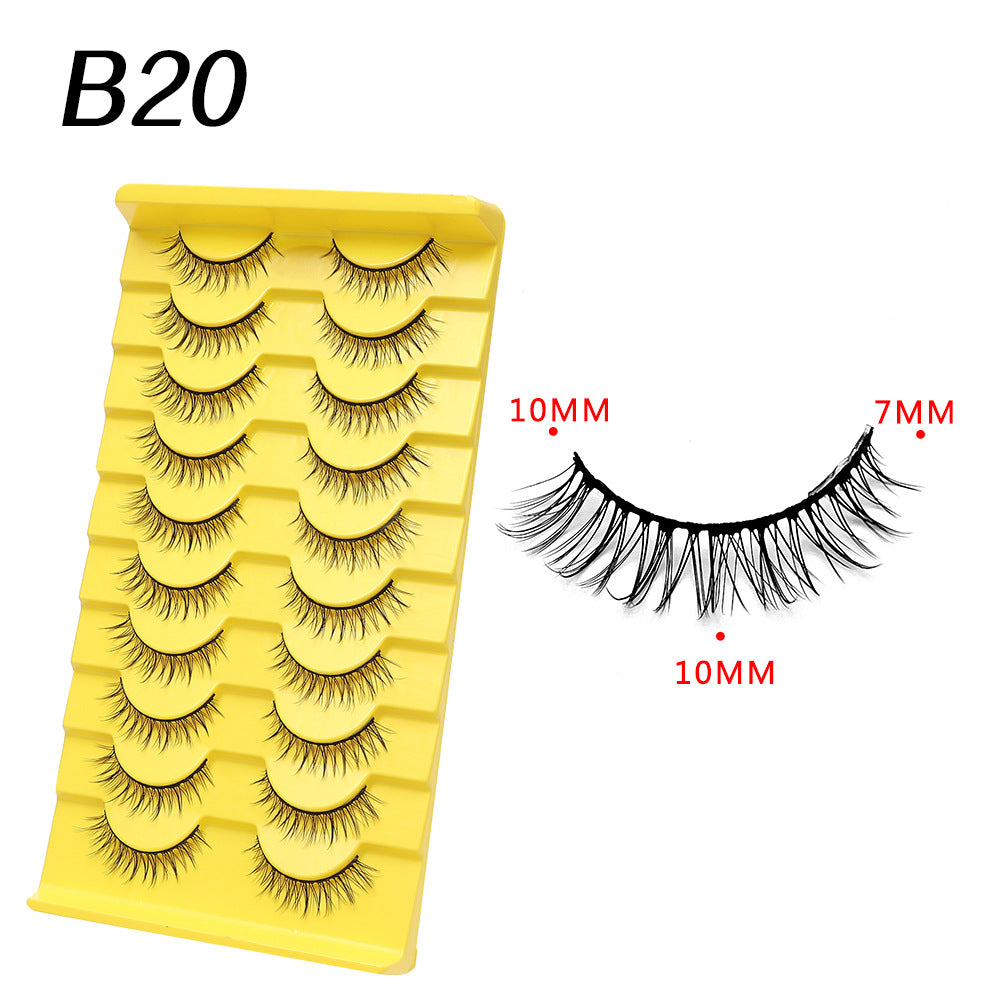 Ten Double Pairs Of Eyelashes Little Devil False Lashes