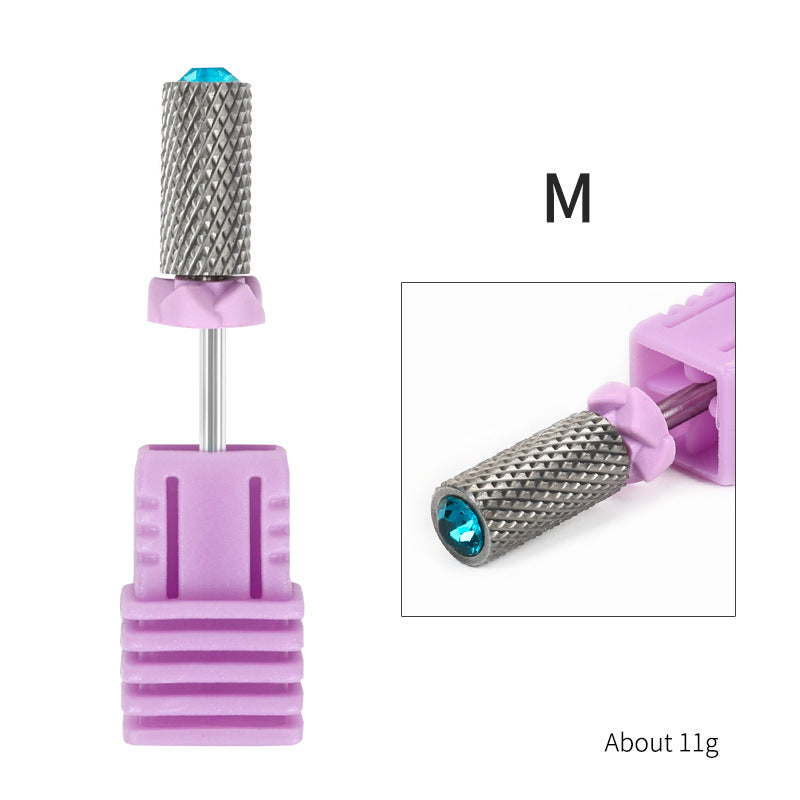 Ensemble d'outils de forage et de clouage en alliage pour machine à tête de meulage en acier