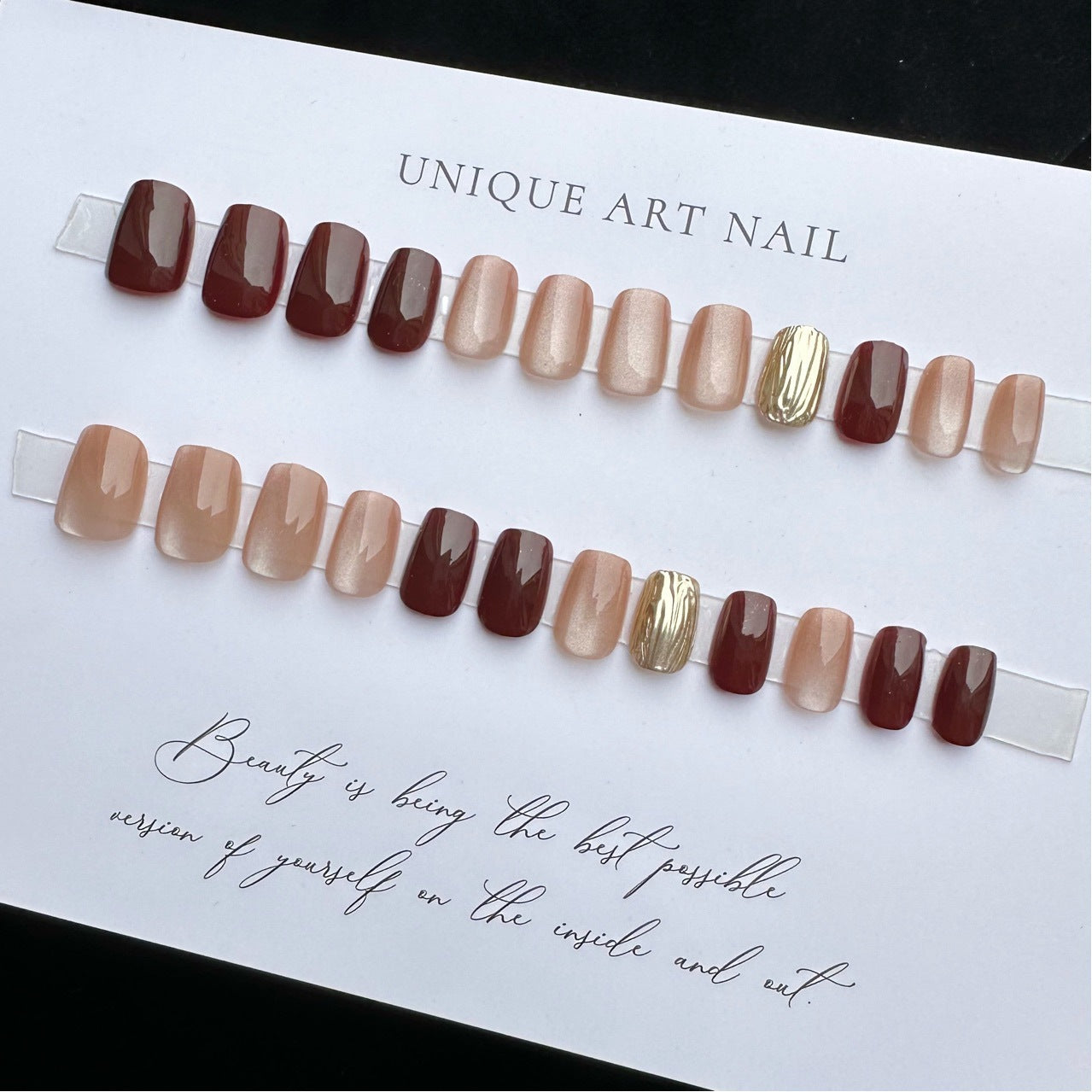 Pure Desire Tip Beauty Hot Flash Nail Stickers