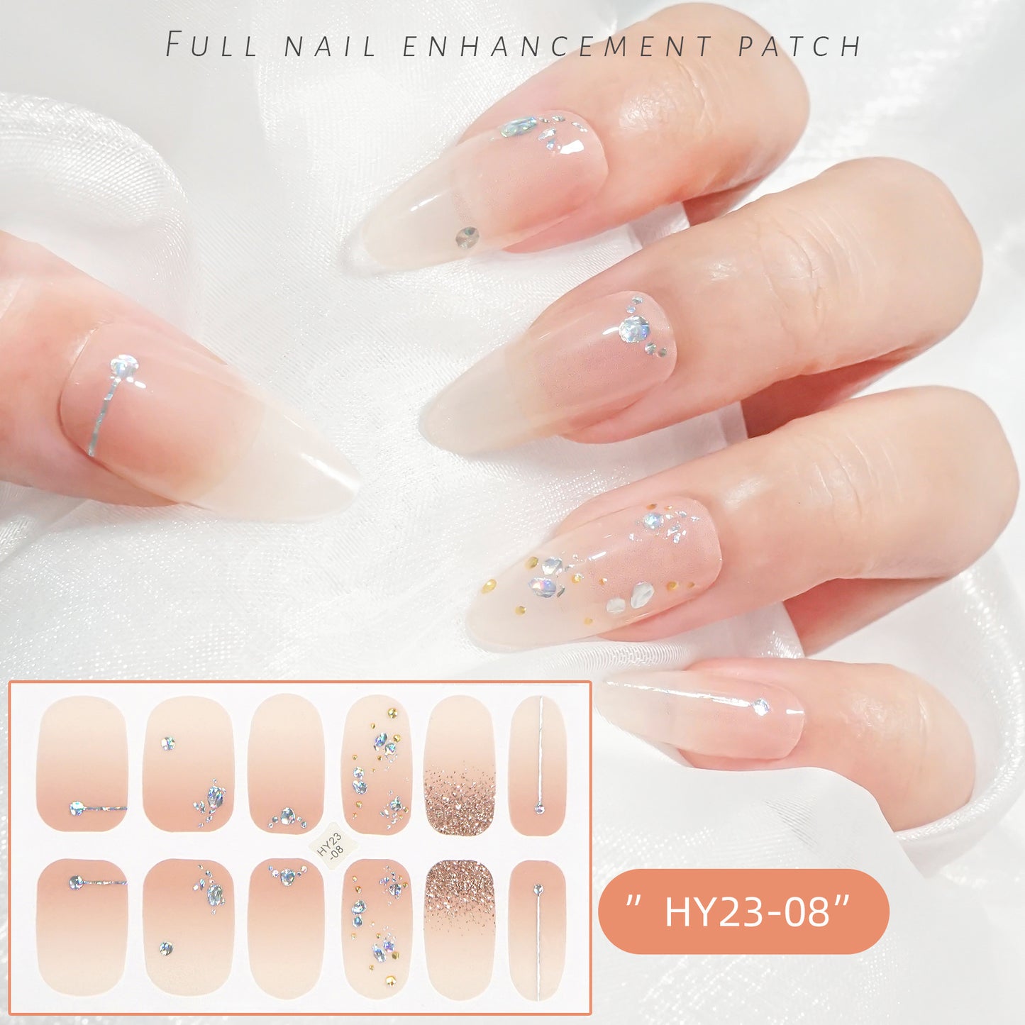 Applique Paper Waterproof Flower Love Gel Nail Stickers