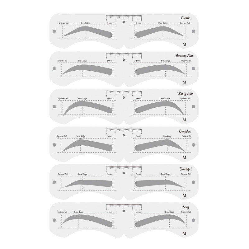 Pure Aesthetics Thrush Gadget Female Eyebrow Stencil Makeup Accessories