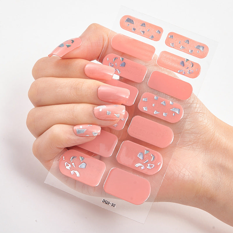 Source Technology Laser Gilding Full Priority Nail Stickers