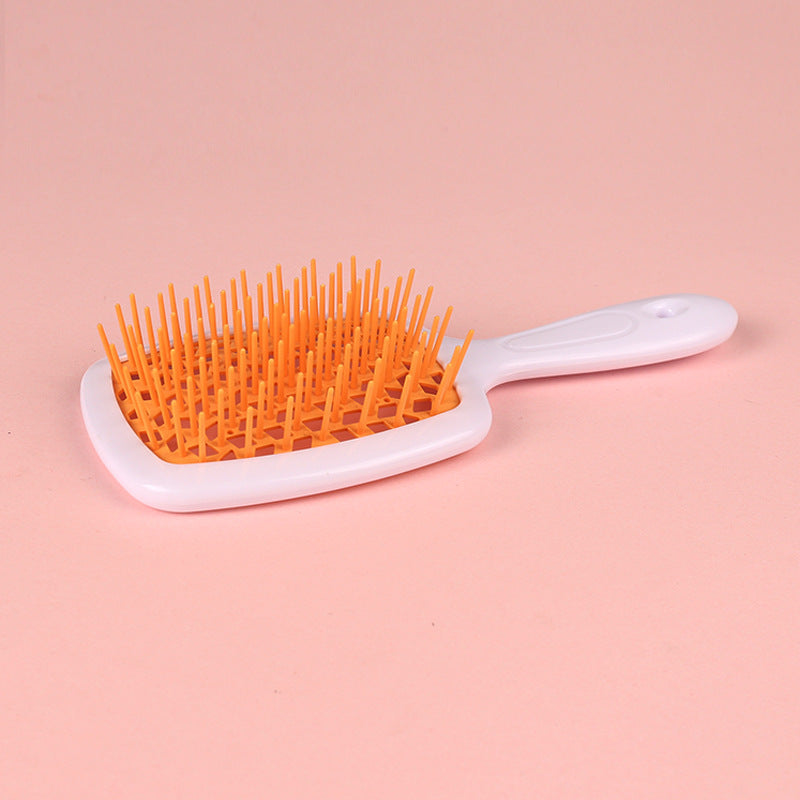 Brosses et peignes de massage pour cheveux secs et humides en nid d'abeille creux