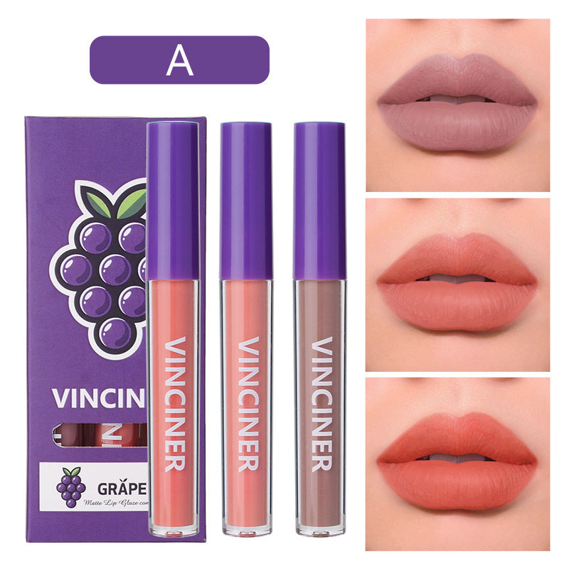 Brillant à lèvres liquide antiadhésif Fruits Glaze Matte Finish