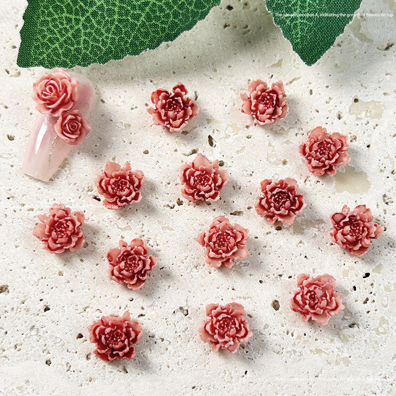 Ornament Material Package Rose Camellia Manicures Nail Care Nail Art