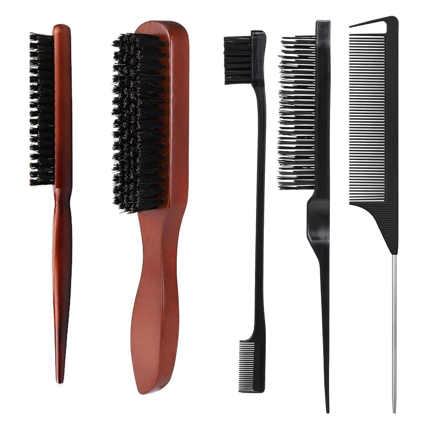 Brosse à raser pour hommes en bois massif Brosses et peignes à cheveux longs