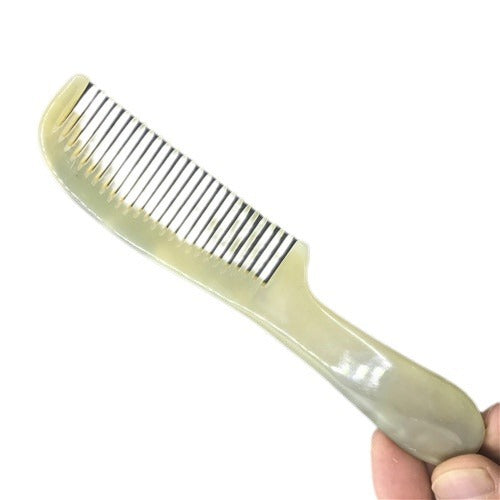 Horn Hairdressing Cattle Yak Long-handled Ordinary Hair Brushes & Combs