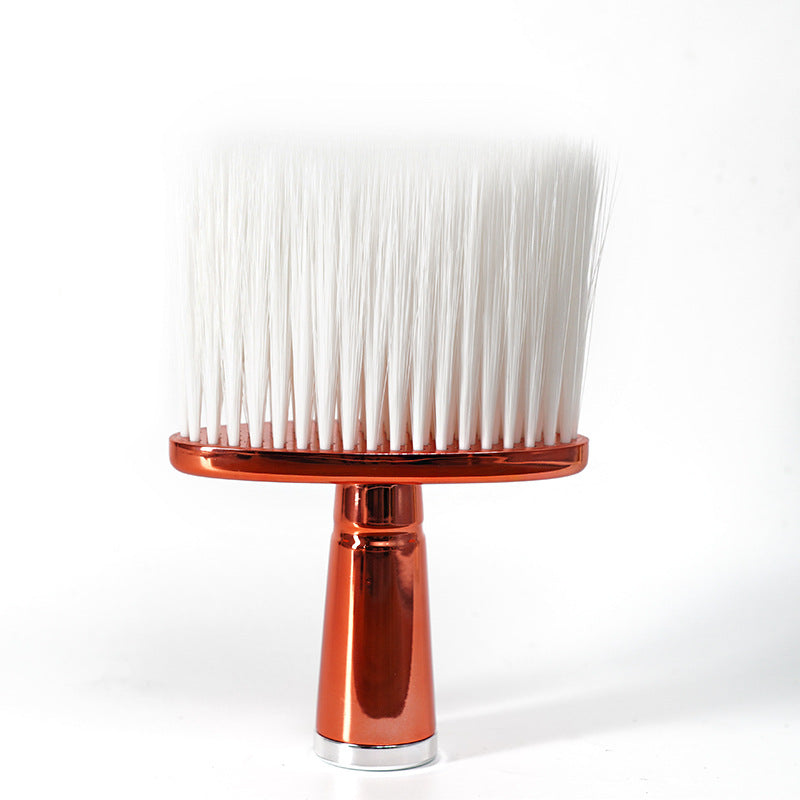 Brosse pour le nettoyage des accessoires de maquillage à fond plat en salon