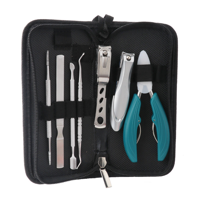 Nose Plier Suit Dead Skin Clipper Groove Scissors Nail Tool Set