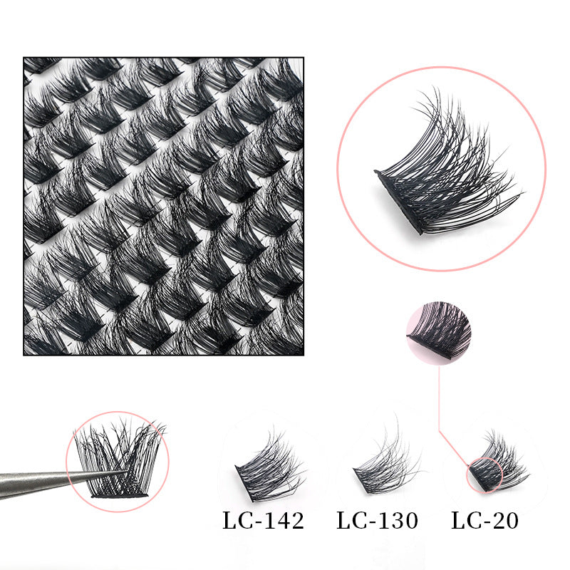 Eyelashes Row Curved Curling Hot Melt Grafting Individual False Lashes